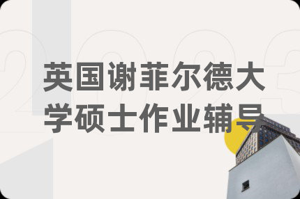 英国谢菲尔德大学硕士作业辅导