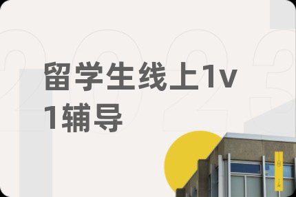 留学生线上1v1辅导