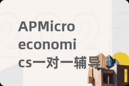 APMicroeconomics一对一辅导