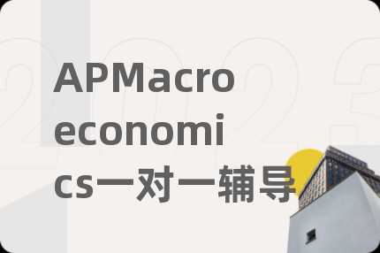 APMacroeconomics一对一辅导
