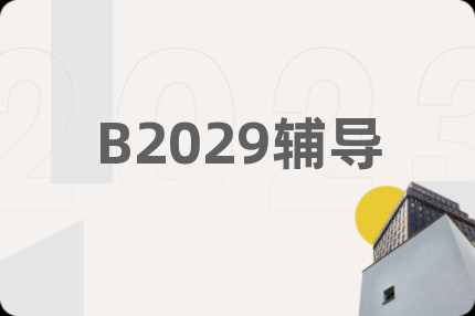 B2029辅导