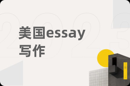 美国essay写作