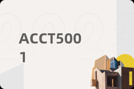ACCT5001