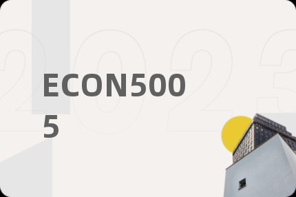 ECON5005