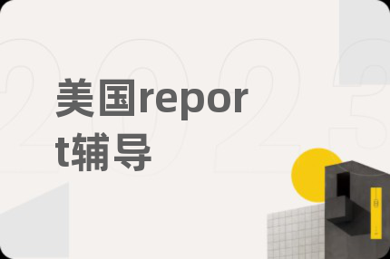 美国report辅导