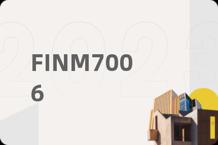 FINM7006