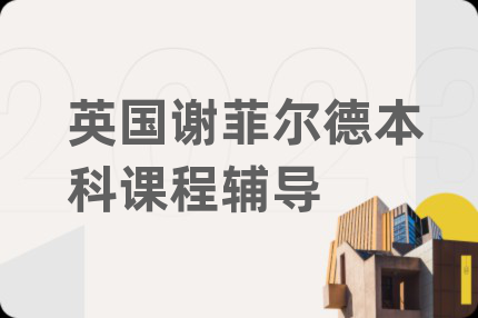 英国谢菲尔德本科课程辅导