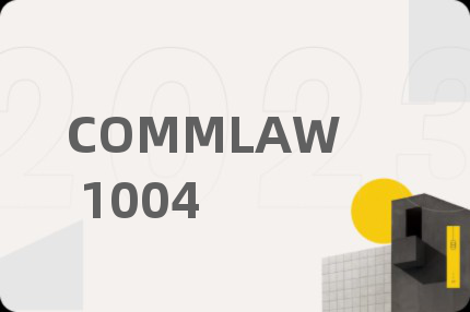 COMMLAW 1004