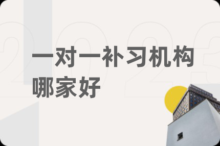 一对一补习机构哪家好