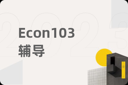 Econ103辅导