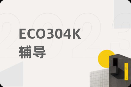 ECO304K辅导