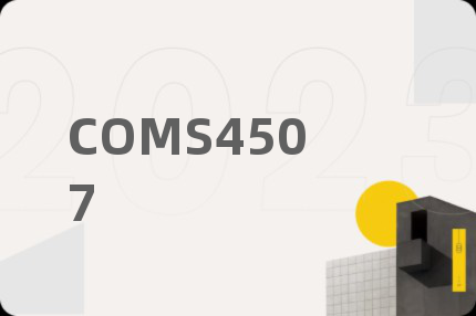 COMS4507