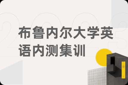 布鲁内尔大学英语内测集训