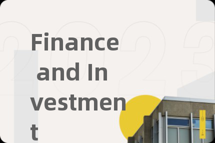 Finance and Investment