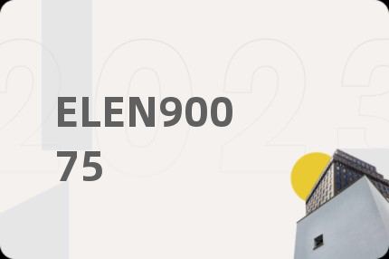 ELEN90075