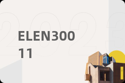 ELEN30011
