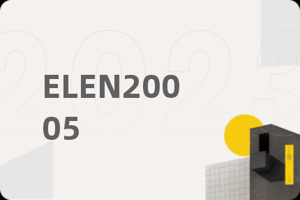 ELEN20005