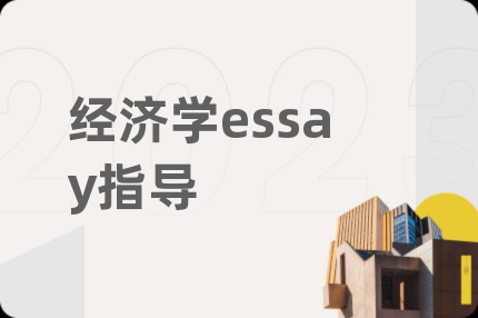 经济学essay指导