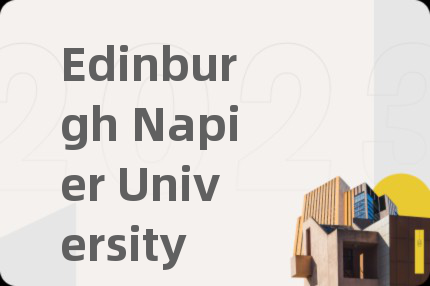 Edinburgh Napier University