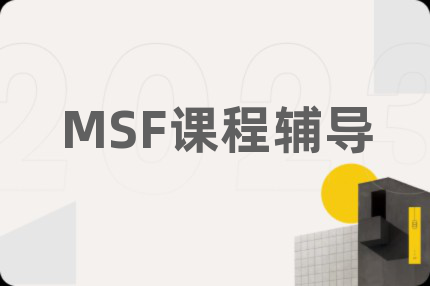 MSF课程辅导