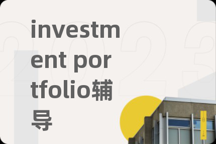 investment portfolio辅导