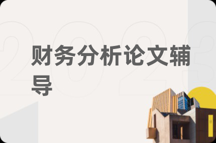 财务分析论文辅导