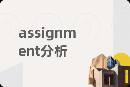 assignment分析