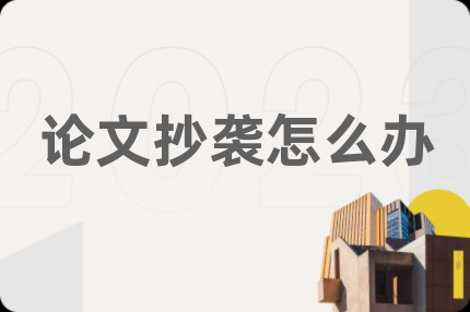 论文抄袭怎么办