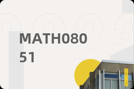 MATH08051