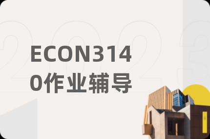 ECON3140作业辅导