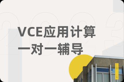 VCE应用计算一对一辅导