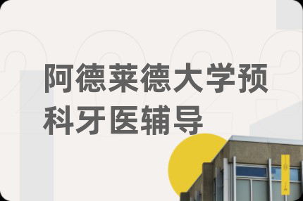 阿德莱德大学预科牙医辅导