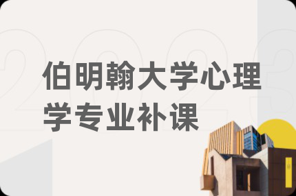 伯明翰大学心理学专业补课