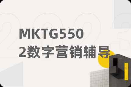 MKTG5502数字营销辅导