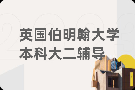 英国伯明翰大学本科大二辅导