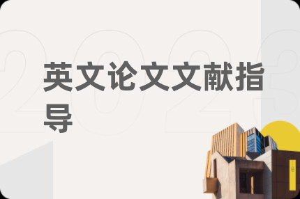 英文论文文献指导