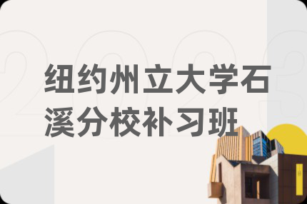 纽约州立大学石溪分校补习班