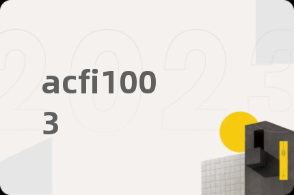 acfi1003