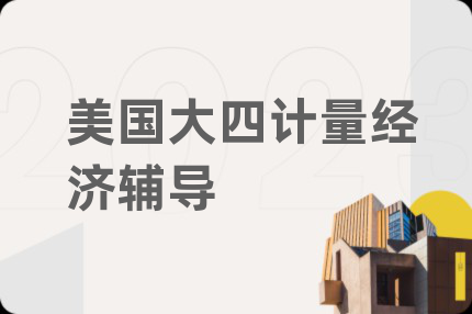 美国大四计量经济辅导