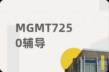 MGMT7250辅导