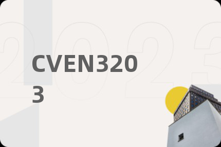CVEN3203