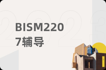 BISM2207辅导