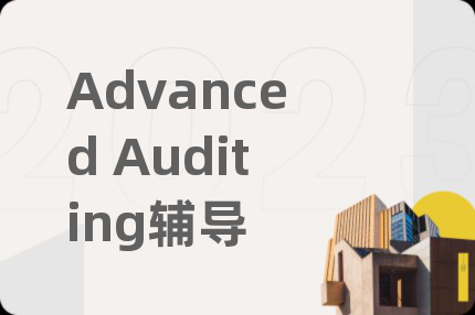 Advanced Auditing辅导