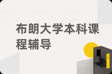 布朗大学本科课程辅导