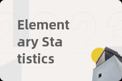 Elementary Statistics