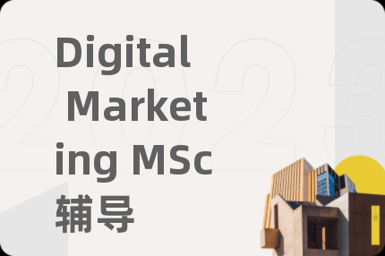 Digital Marketing MSc辅导