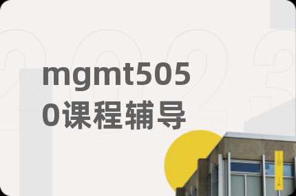 mgmt5050课程辅导