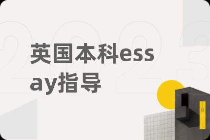 英国本科essay指导
