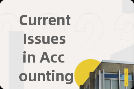 Current Issues in Accounting