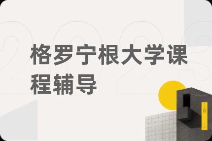 格罗宁根大学课程辅导